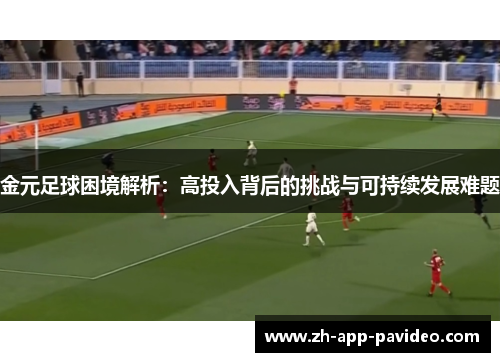 金元足球困境解析：高投入背后的挑战与可持续发展难题